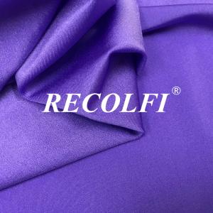 China Sweatsuits Brilliant Purple Recycled Lycra Fabric Good Moisture Wicking Performance supplier
