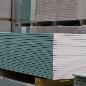 12.5mm Green Board Water Resistant Drywall Sheets For Building Ceiling