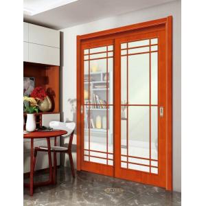 Customized Sliding Open Door Solid Wood Glass Sliding Door Classic Interior Doors