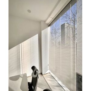 China Automatic Battery Operated Motorized Blackout Zebra Roller Blinds Curtains For Windows Zigbee APP wholesale