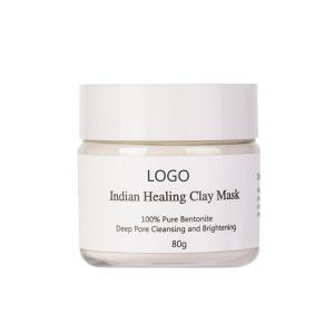 Skin Whitening Powder Face Mask Deep Cleansing Indian Healing Clay