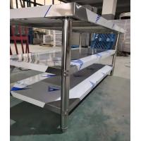 China Worktable Kitchen Dishwasher Parts Anti Deformation Stainless Steel Work Table on sale
