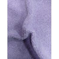 China Purple Warp Knitted Fabric Is Soft And Comfortable 550gsm on sale
