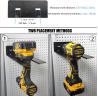 China Customized Logo Tool Storage Rack for Cordless/Hand Drill in Home Garage Wall Workshop wholesale