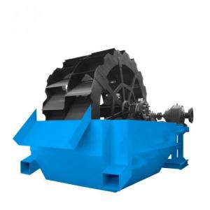 China Wheel Solid Waste River Sand Washing Machine Portable Aggregate Wash Plant supplier