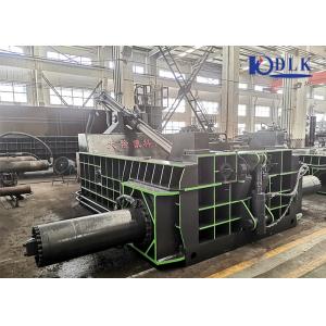 China Metal Briquetting Baler Machine Hydraulic Horizontal Scrap Iron Compactor supplier