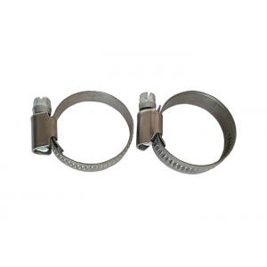 China Stainless Steel Band & Zinc Plated Screw  Hose Clamp with Welding 9mm Bandwith Germany Type, W2 supplier