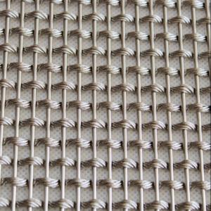 Ss 201 Woven Wire Drapery Decorative Flexible Metal Cable Rod For Office Buildings