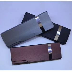 Fashionable handmade cases with solid color with metal band in case
