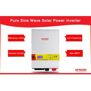 China High Quality Output Power Factor 0.9-1.0 6kW 48V Solar Inverters with LCD Display wholesale