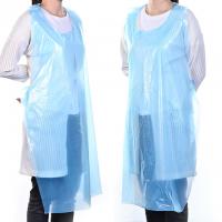 China Disposable Medical Aprons , Thick Plastic Protective Clothing Aprons on sale