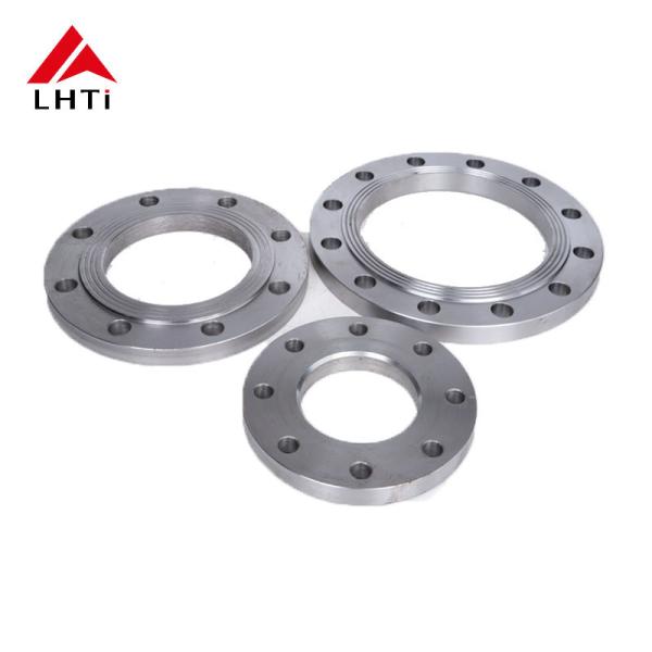EN1092-01 Gr1 Gr2 Gr5 Flange en tôle de titane Flange plate PN 10 Pour les tuyaux industriels dans des environnements corrosifs