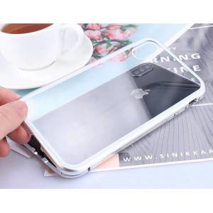 China Full protection glass case for iphone X/XR/MAX, glass front and rear,Aluminum frame supplier