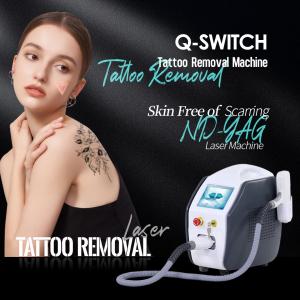 China Medical high power Q switch ND:YAG Laser tattoo removal machine supplier