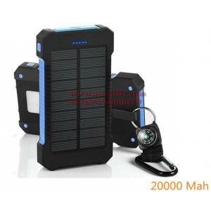 China TOP Solar Power Bank Dual USB Travel Power Bank 20000mAh External Battery Portable Charger Bateria Externa Pack supplier