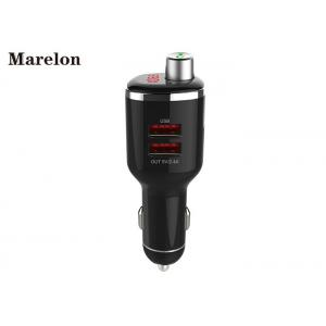 China Car Bluetooth Adapter / Double USB Car Charger UDisk Stereo Music Play supplier