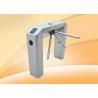 Semi - Automatic Stainless Steel Tripod Turnstiles With Controller / RFID Reader