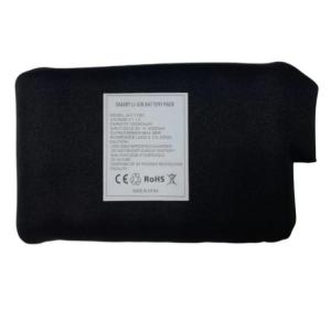China Winter Heated Clothes Battery 7.4V 12V 10000mAh DC Charging Head Black Color supplier