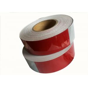 6 Inch*6 Inch  Red White Reflective Conspicuity Tape Placement  For Vehicles  Use