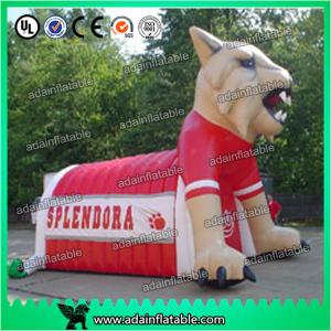 China Sport Portable White Advertising Inflatables Dog Tunnel For Sport Event supplier