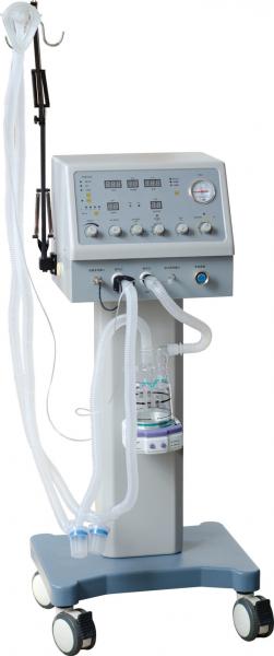 4 Wheels Breathing Ventilator Machine , Medical Breathing Machine 12.1" TFT LCD