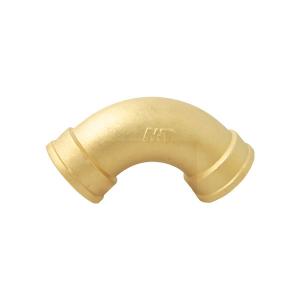 1/8" 1/4" Brass Long Sweep Pipe Bend 1 1 2 Brass Fittings For Bathroom