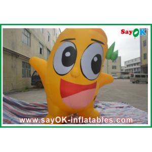 Oxford Cloth Inflatable Cartoon Characters 3M Yellow For Sport Games