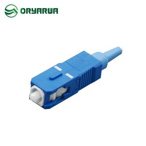 15.3mm Short Boot SC APC Single Mode Fiber Connector For 900um Cable