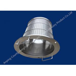 China Stainless Steel Rotary Drum Screen Filter , Wedge Wire Basket supplier