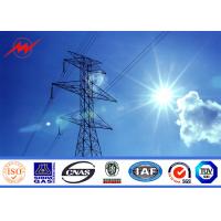 China 3mm Angle Iron Octagonal Steel Electrical Transmission Tower Approved BV on sale