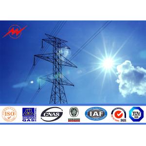 China 3mm Angle Iron Octagonal Steel Electrical Transmission Tower Approved BV supplier