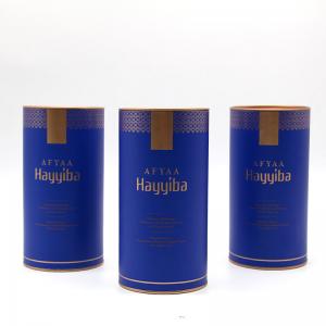 China Wholesale Tea Coffee Biodegradable Cardboard Tubes , Paper Tube Container With Metal Lid supplier