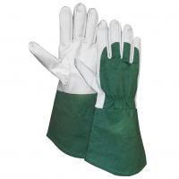 China Hysafety Rose Pruning Garden Gloves Long Leather Cowskin on sale
