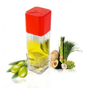China Olive Oil Dispenser Glass Seasoning Bottles Glass Body And ABS Lid Materials supplier