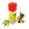 Olive Oil Dispenser Glass Seasoning Bottles Glass Body And ABS Lid Materials