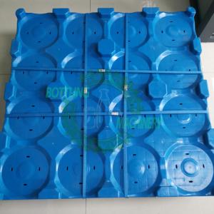 China 5 Gallon Bottle Plastic Storage Pallet For Stacking 18.9L 20L Barrel wholesale