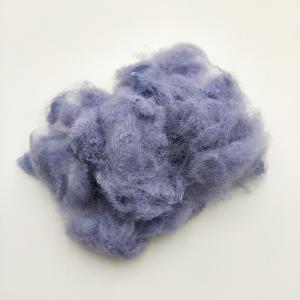 China 3D 28mm Dope Dyed Polyester For Nonwoven Artificial Leather Fur supplier