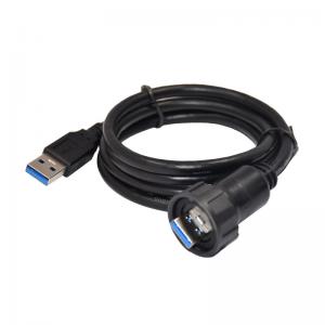 Waterproof Swift USB 3.0 Connector Types , IP68 USB Male Connector