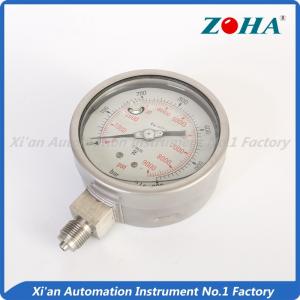 Stainless Glycerin Filled Pressure Gauge / 316 Differential Pressure Gauge