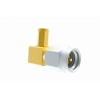 China Brass Gold Plated SMA Male RF Connector Stainless Steel Right Angle Connector on sale