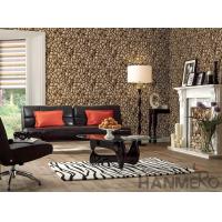 China 3D Stone Textured PVC Korea Design Wallpaper 1.06M for Home Office Decoration on sale