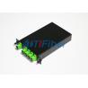 China LGX PLC Fiber Optic Splitter Box with SC APC Simplex Fiber Optic Adapters wholesale