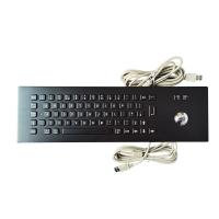 China No Backlighting Black Metal Keyboards With Customizable Layout For Self Service Kiosk on sale