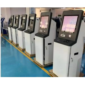China self service atm machine reporter printer rotating touch screen kiosk outdoor payment supplier
