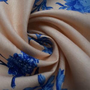 Dress Floral Breathable Viscose Rayon Fabric Crepe Print