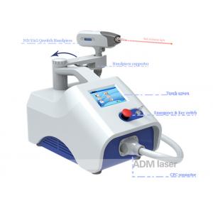 Portable Q Switch Laser Machine , 1064&532nm Yag Laser Tattoo Removal Machine