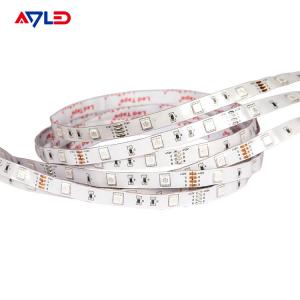 China SMD 5050 RGB LED Strip Light  4 Pin Synced To Music Sound 12V 24V Outdoor Waterproof supplier