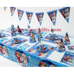 Disney Frozen Princess Anna Elsa Kids Birthday Party Decoration Set Party Supplies Baby Birthday Party Pack event party