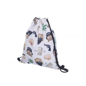 China Personalised Ladies Gym Drawstring Backpack Custom Cinch Sacks supplier