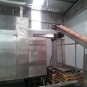 220v 1.2m Continuous Conveyor Belt Dryer 500kg/H 600kg/H